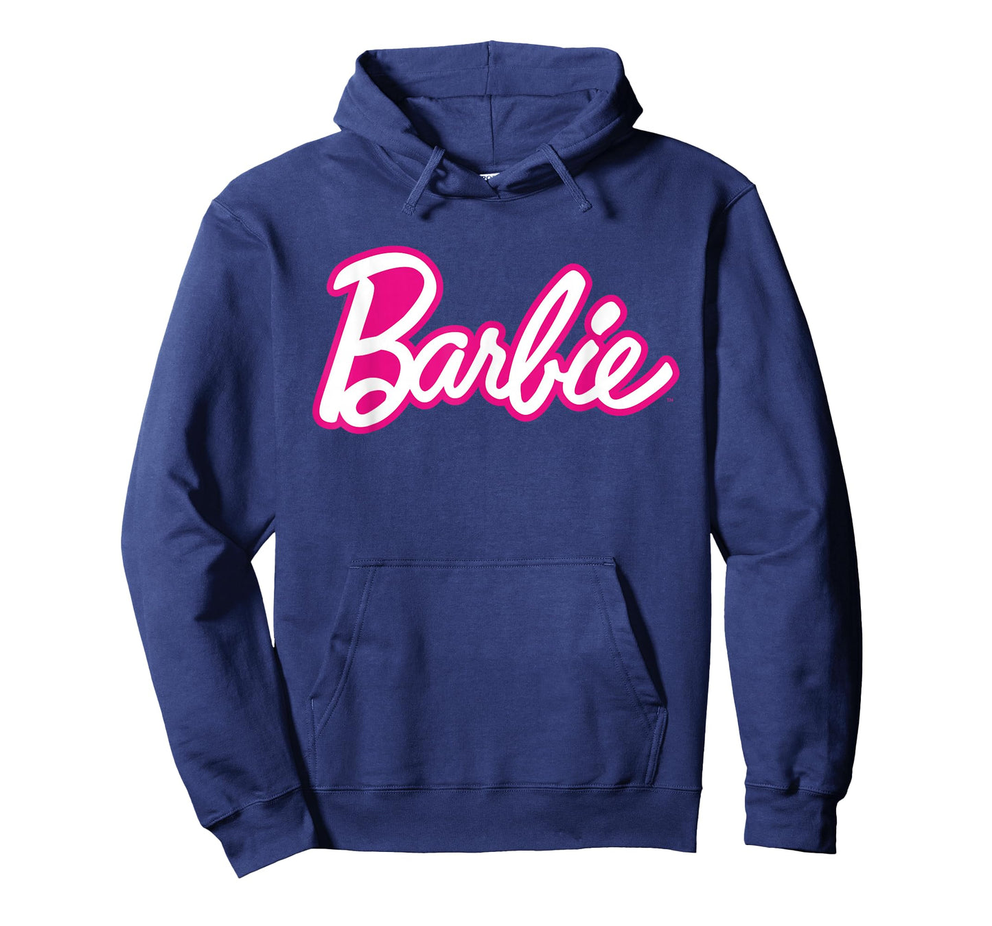 Barbie Current Pink and White Script Logo T-Shirt