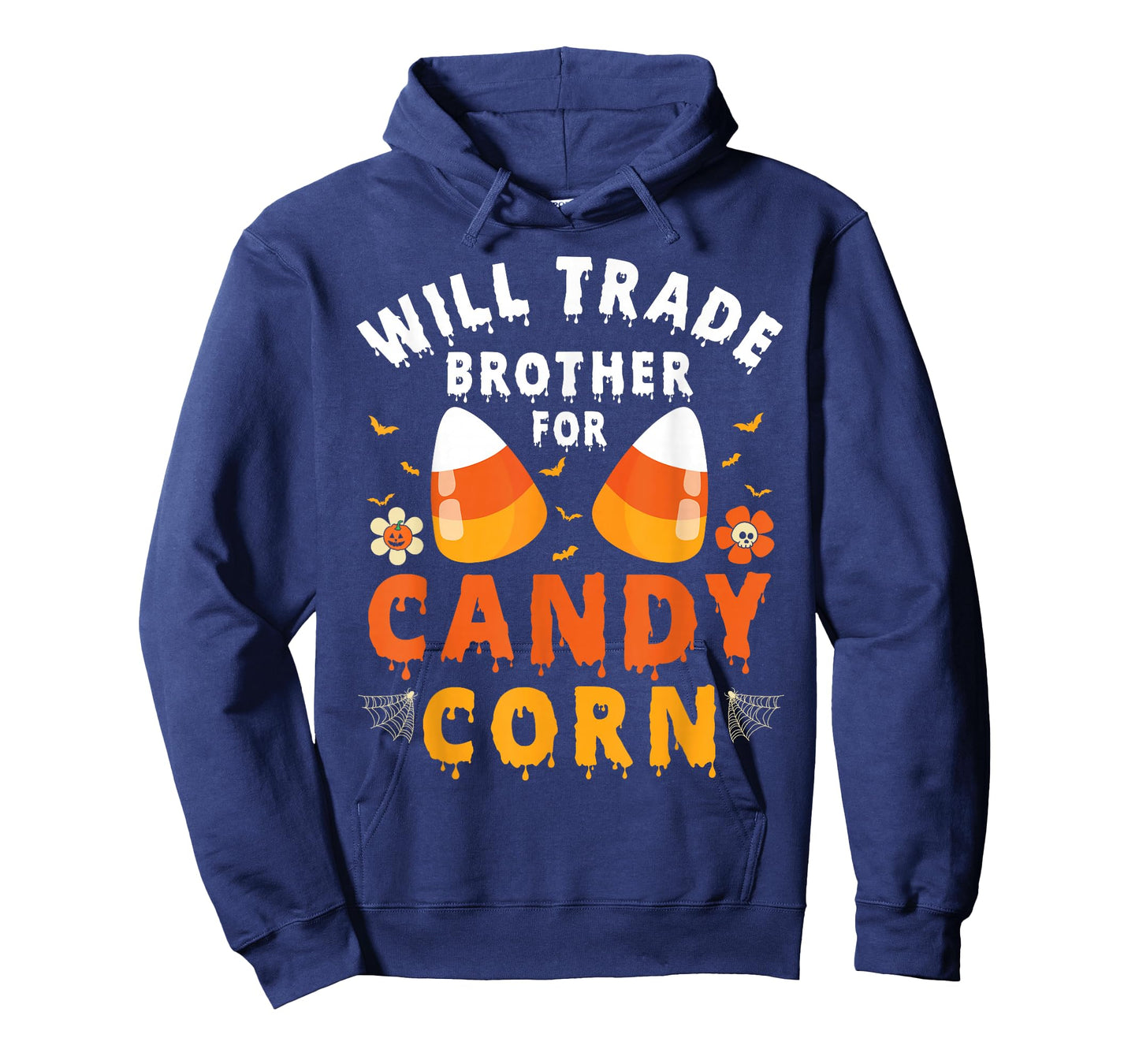 Will Trade Brother for Candy Corn Halloween Boys Girls Kids T-Shirt