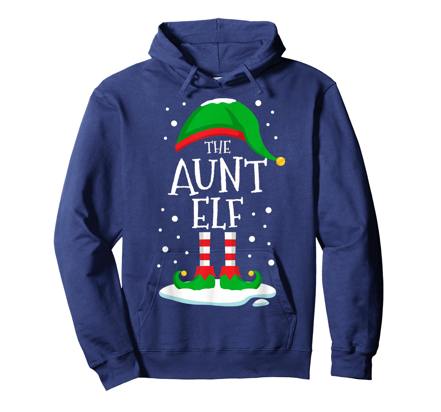 The Aunt Elf Christmas Family Matching Xmas Auntie Funny T-Shirt