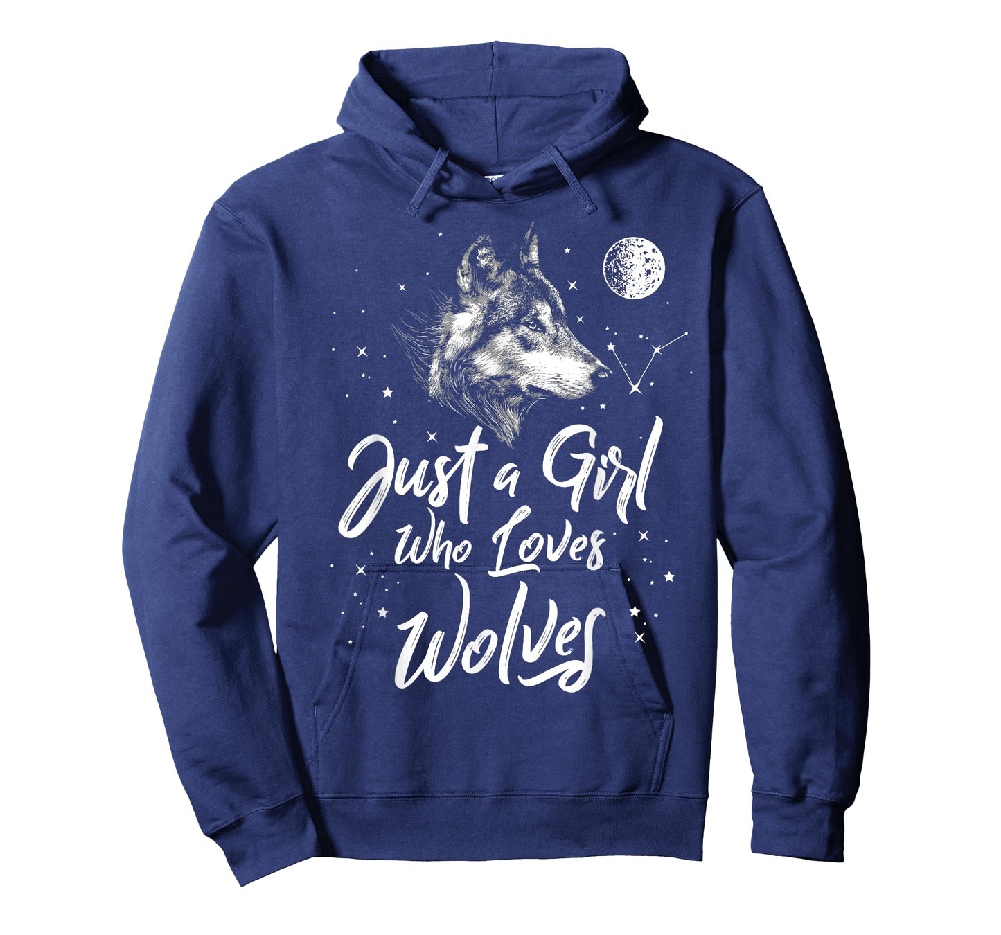 Just A Girl Who Loves Wolves Shirt Wolf Shirt Women Girls T-Shirt