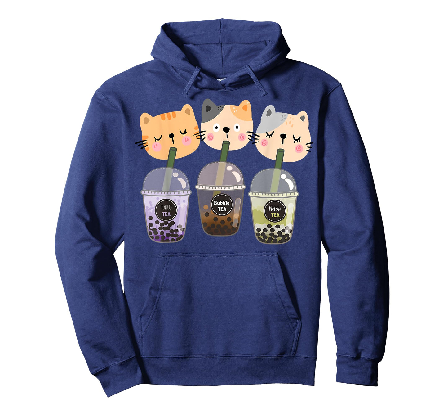 Boba Cat Drinking Boba Kitten Kawaii Japanese Kitty T-Shirt