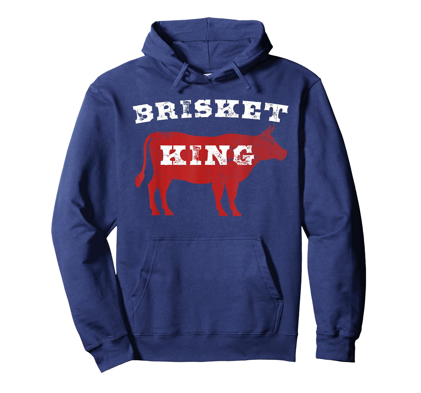Brisket King Distressed Grilling T-Shirt