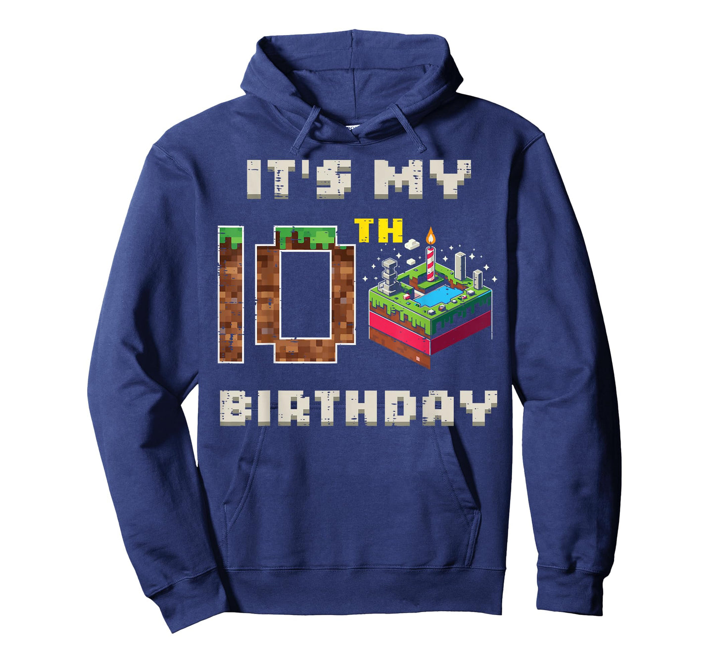 My 10th Birthday Pixel Game 10 Cake Gamer Boys Kid Youth T-Shirt