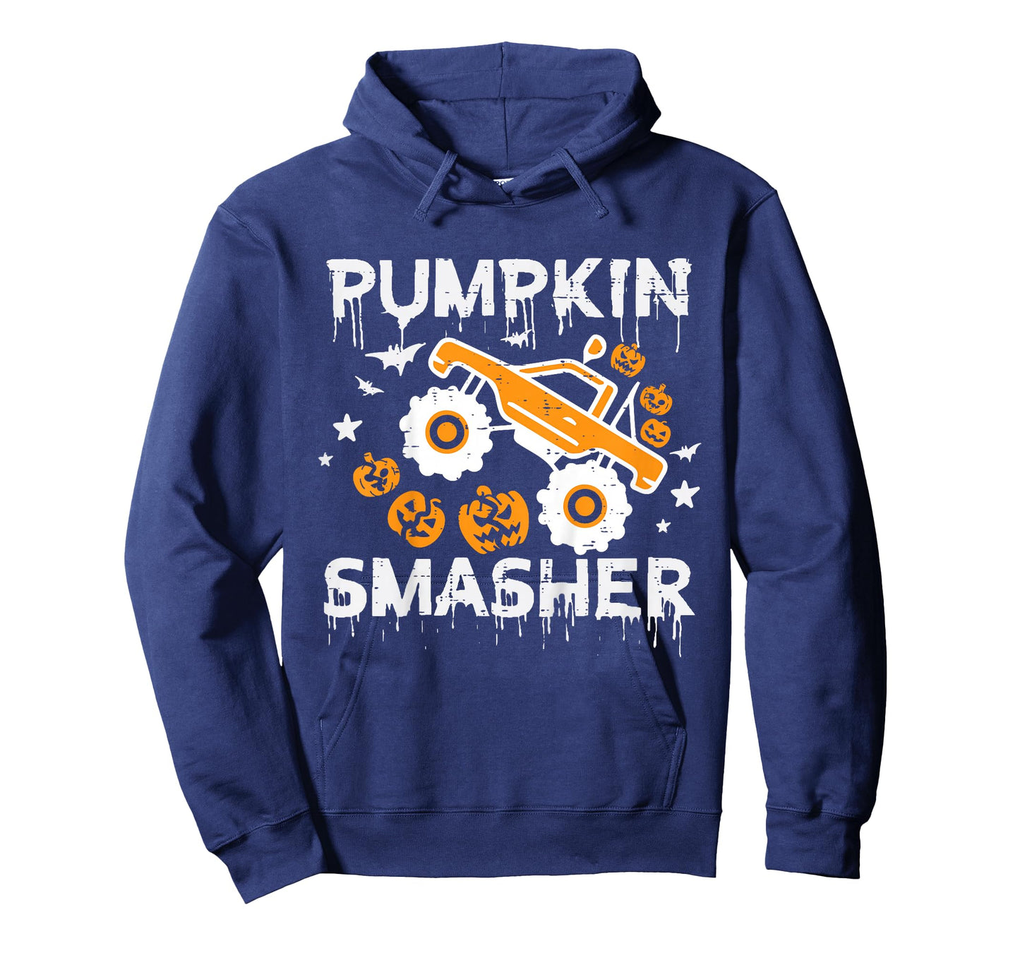 Kids Pumpkin Smasher Monster Truck Toddler Boys Halloween Kids T-Shirt