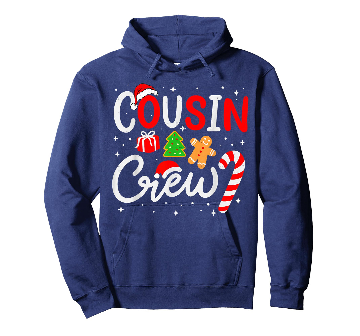 Christmas Cousin Crew Candy Cane Family Matching Holiday T-Shirt