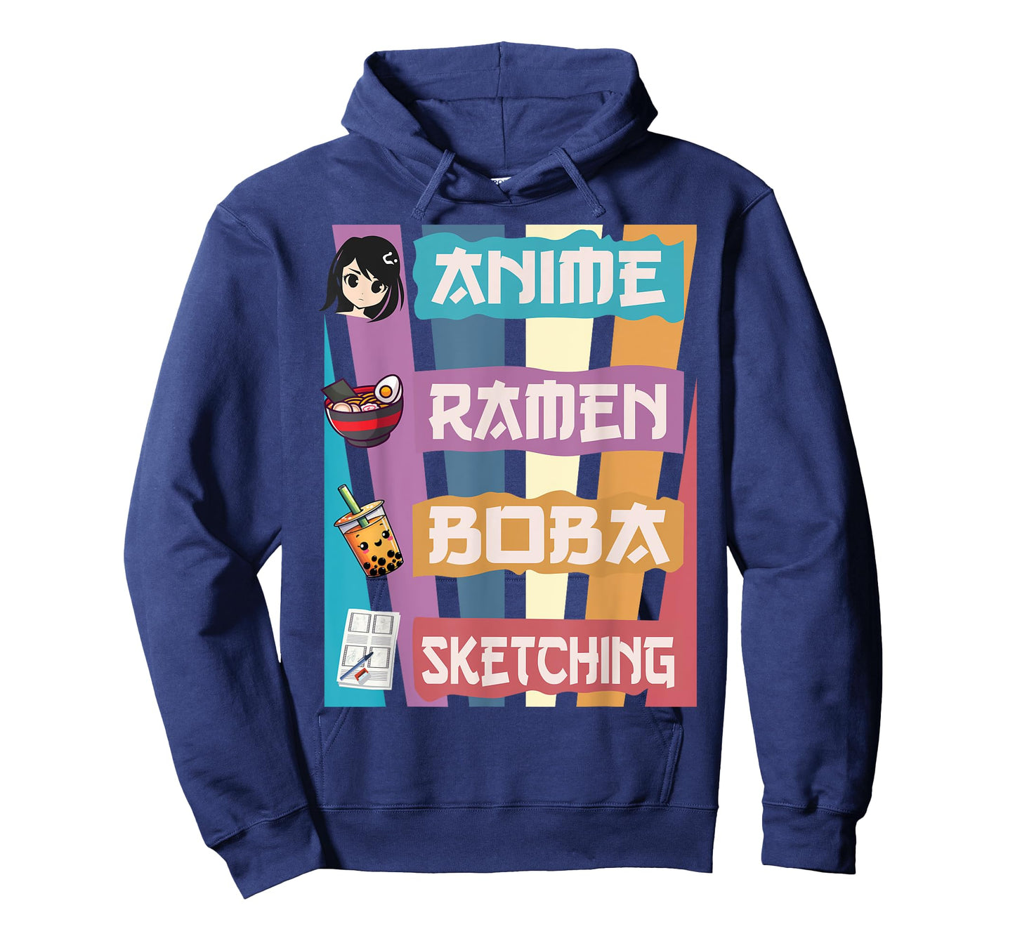 Anime Ramen Boba Sketching Just A Anime Girl Who Love T-Shirt