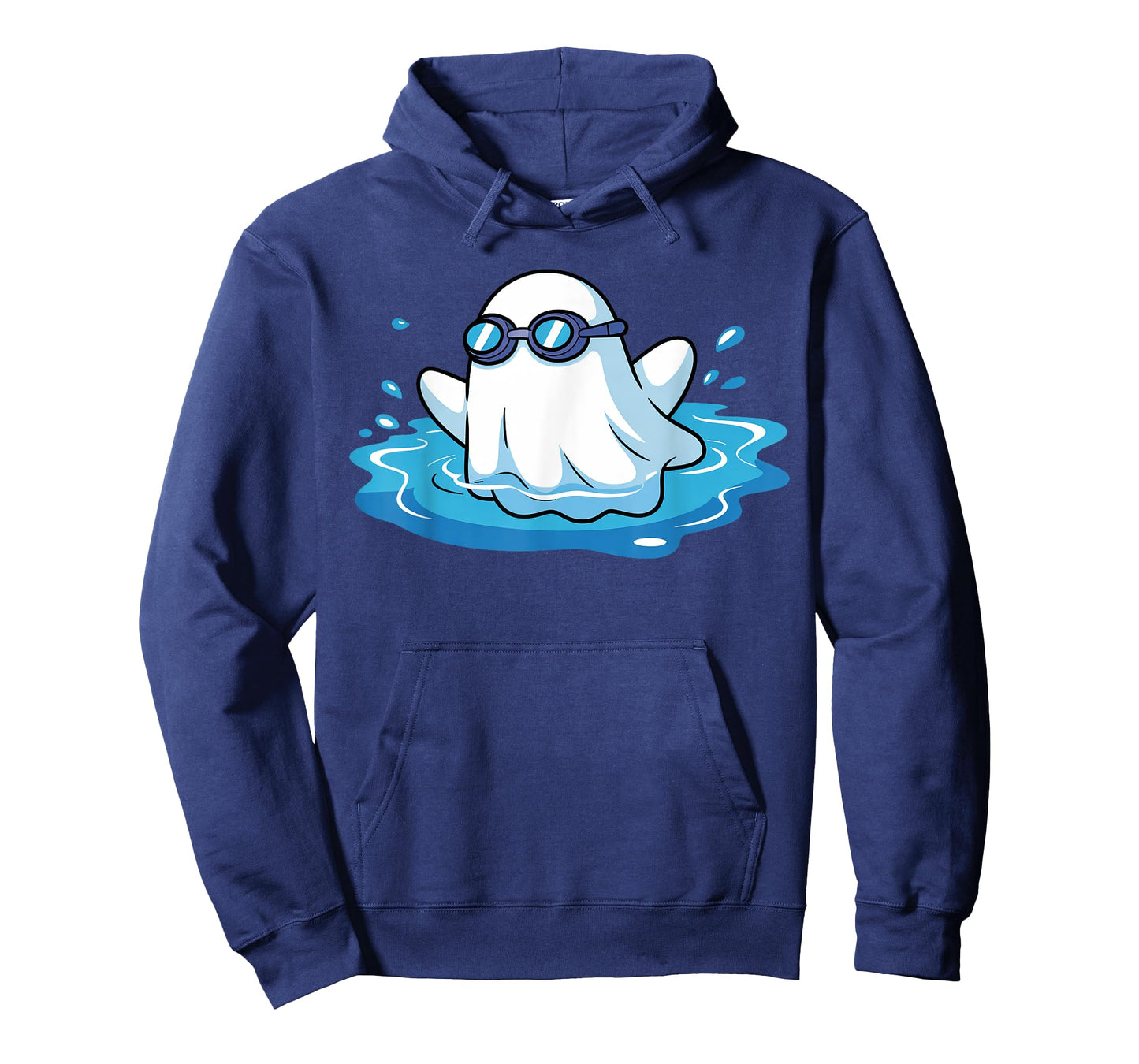 Halloween Ghost Swimming Kids Swimmer Costume Trick or Treat T-Shirt