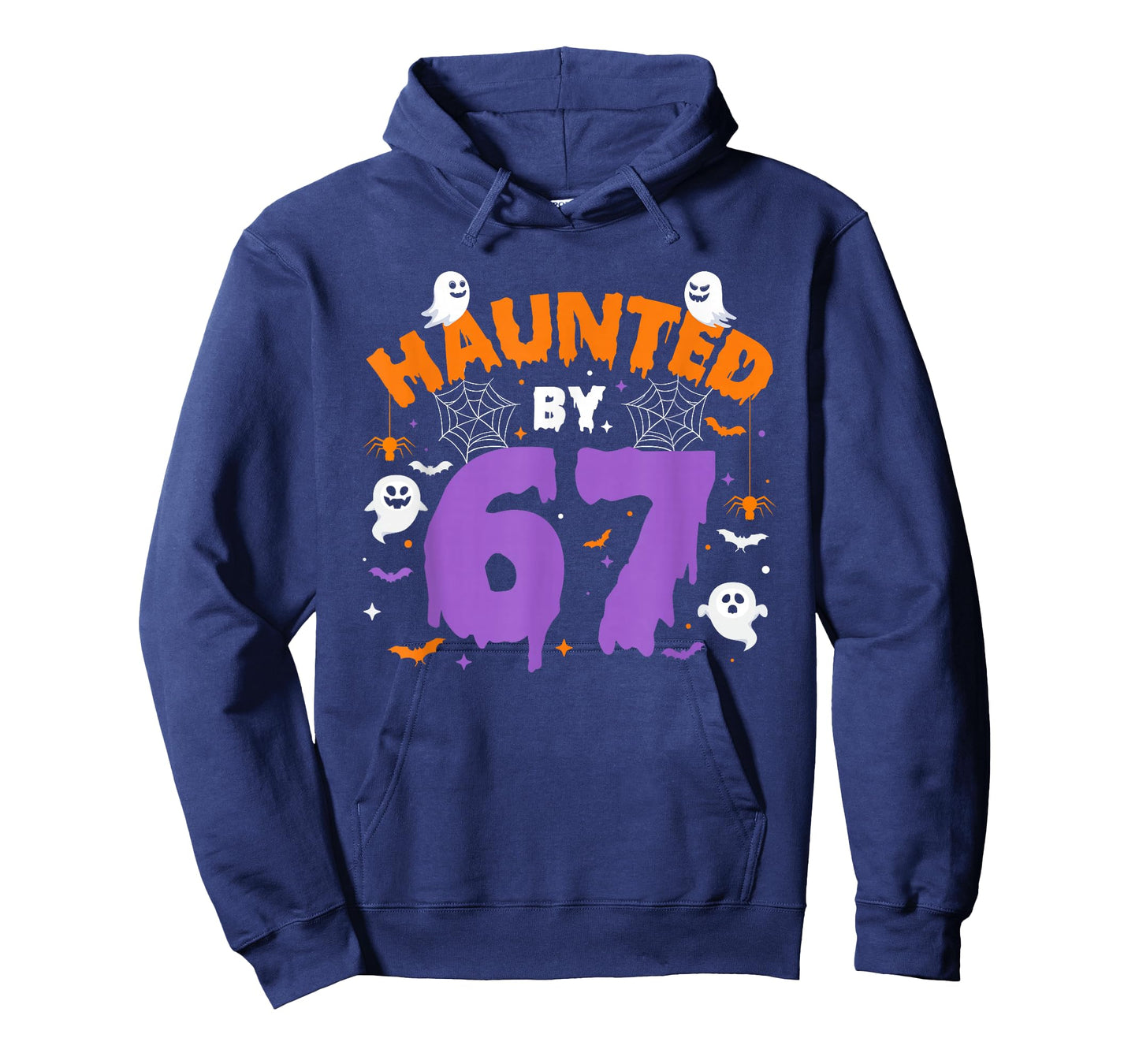 Haunted by 67 Funny Halloween Costume 6 7 Ghost Halloween T-Shirt