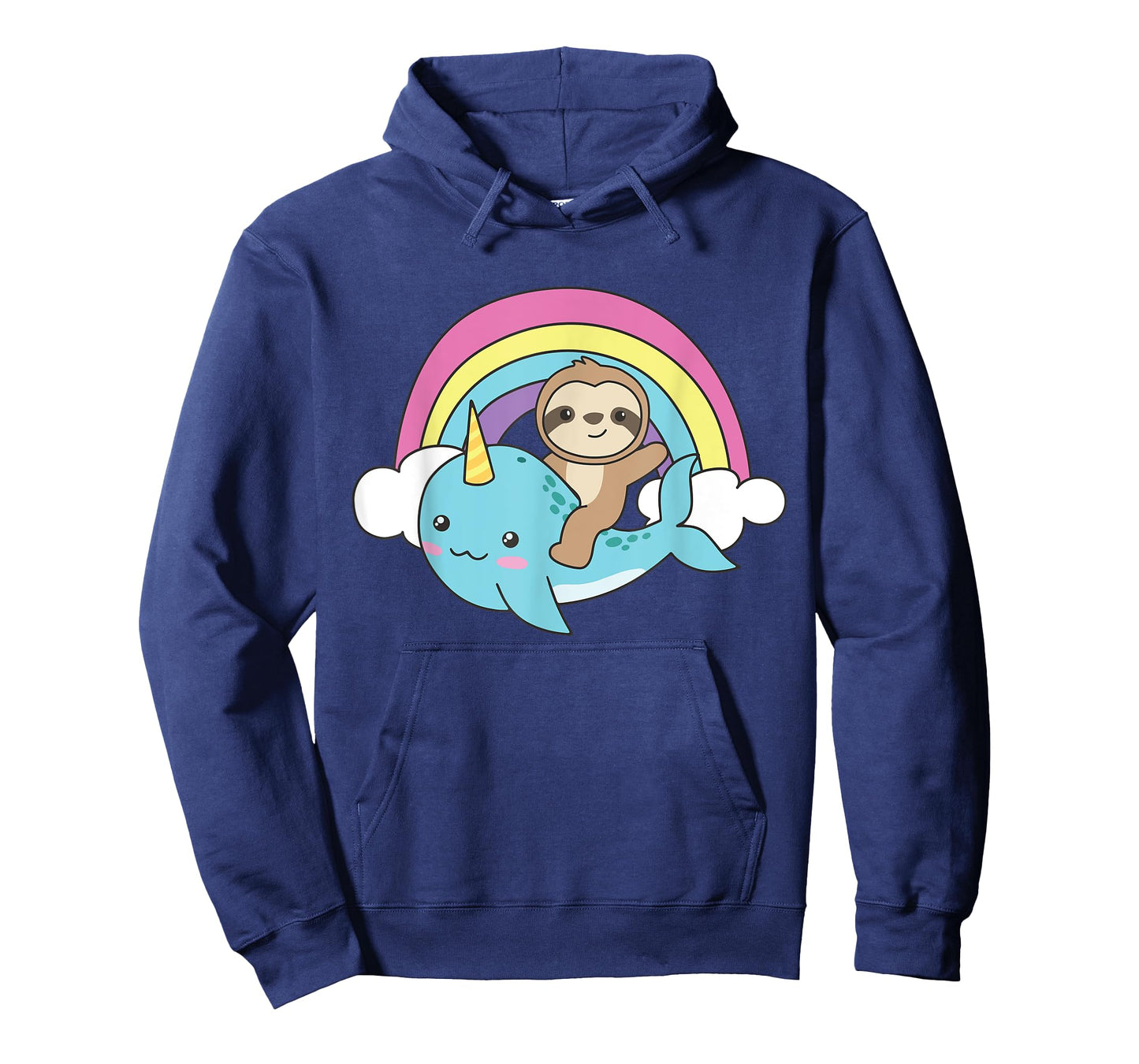 Narwhal Cute Sloth Ocean Unicorn Kawaii Narwhals T-Shirt