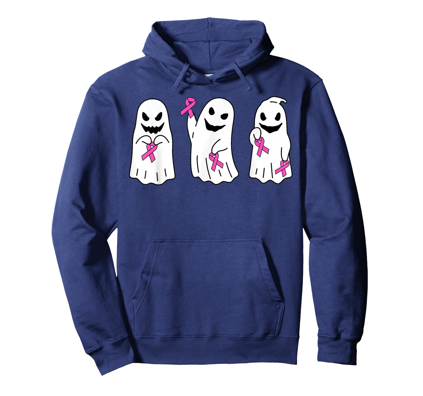 Pink Ribbon Breast Cancer Awareness Ghost Women Kids Toddler T-Shirt