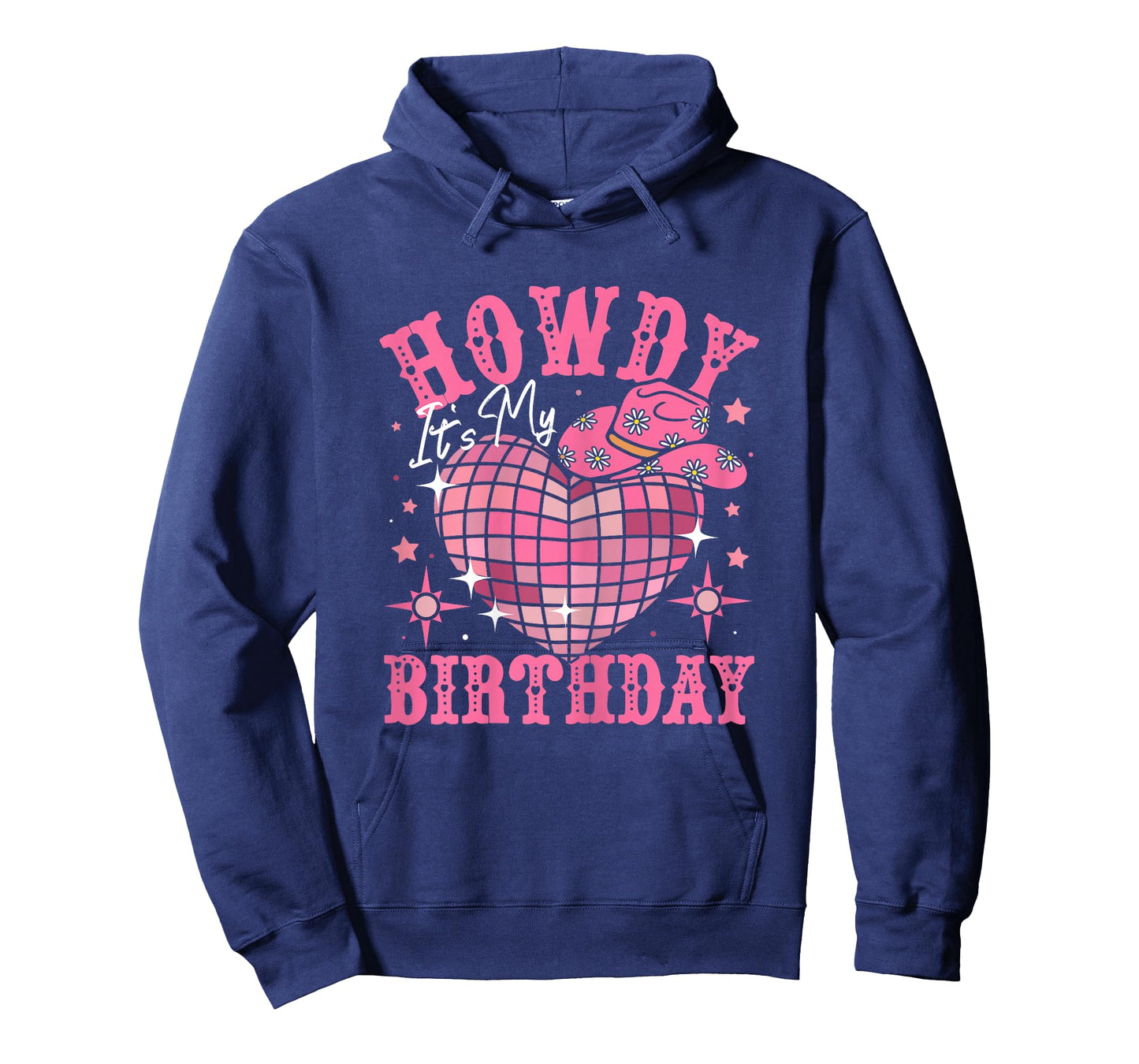 Western Howdy its My Birthday Disco Cowgirls T-Shirt