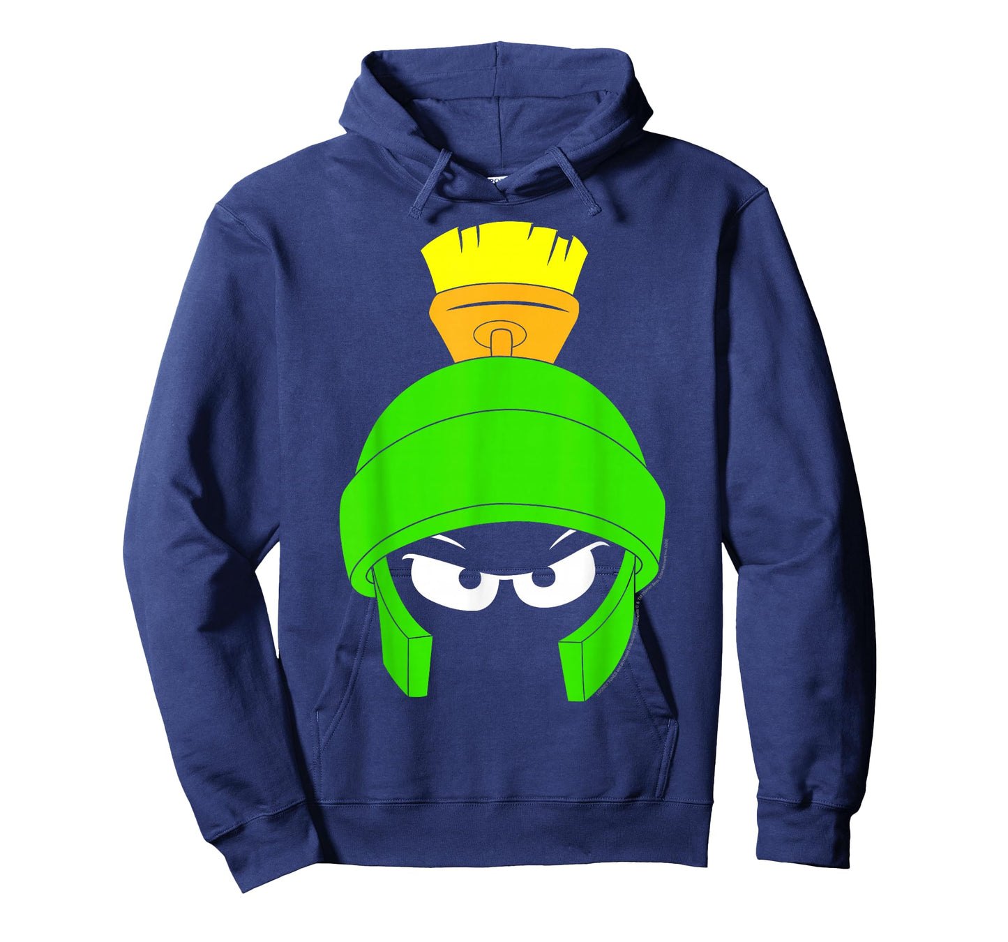 Looney Tunes Marvin The Martian Dark Big Face T-Shirt