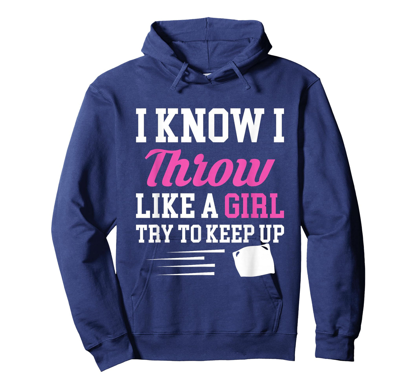 I Know I Throw Like A Girl Try To Keep Up Cornhole T-Shirt