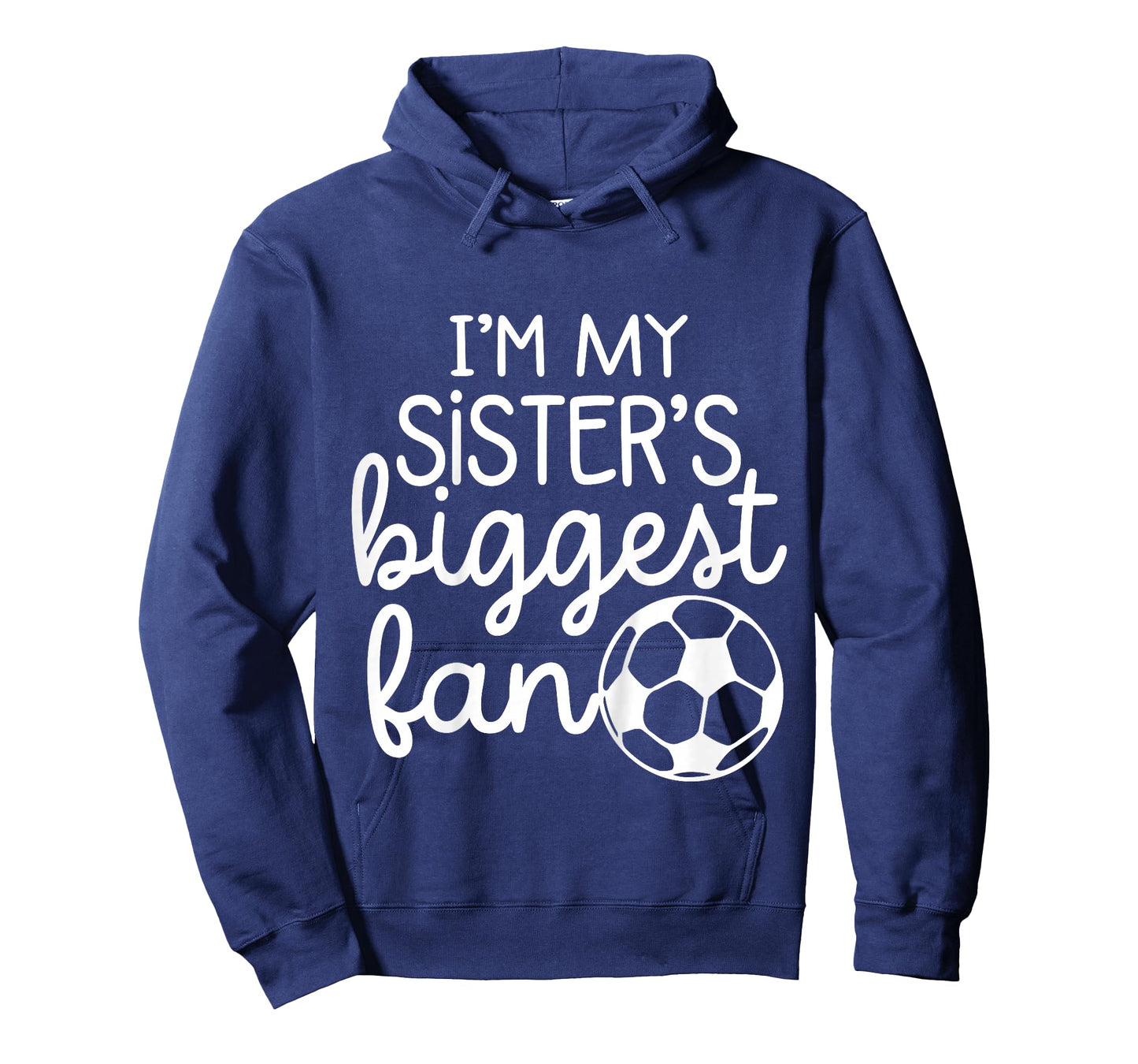 Baby Soccer Big Sisters Biggest Fan for Toddler Boys Girls T-Shirt