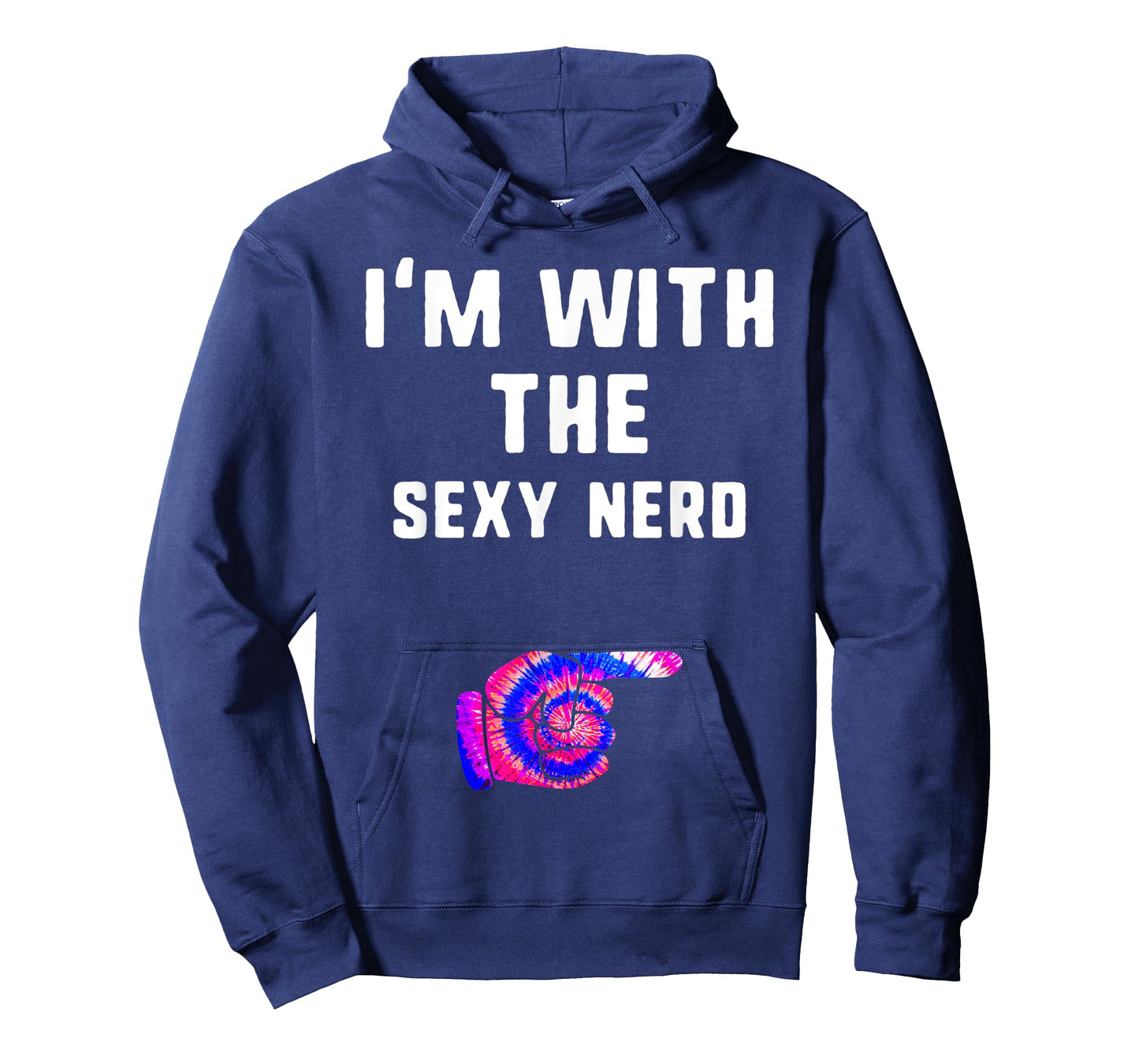 I'm With sexy nerd Tie Dye Halloween Matching Couple Costume T-Shirt