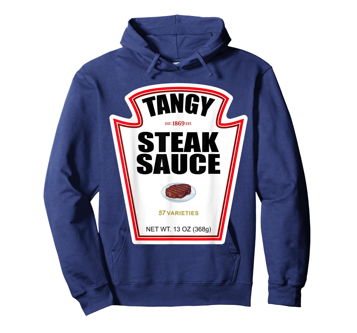 Steak Sauce Bottle Label Funny Halloween Costume Outfit T-Shirt