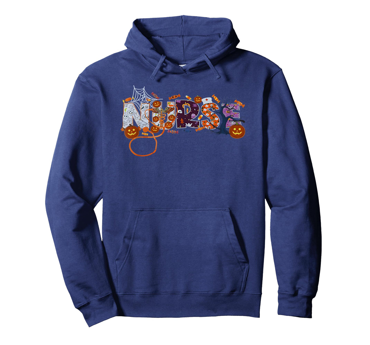 Halloween Nurse Funny Pumpkin Candy Halloween Costume T-Shirt