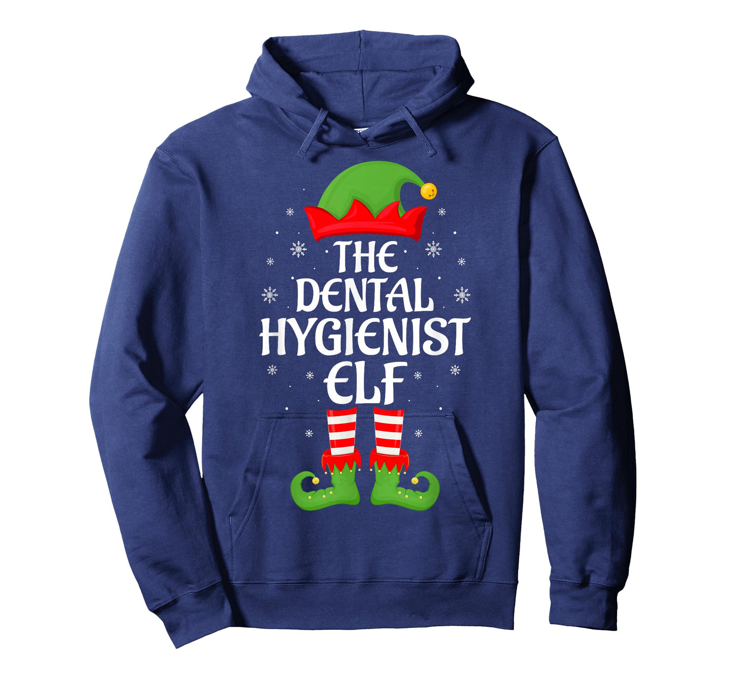 Dental Hygienist Elf Family Matching Elf Squad Christmas T-Shirt