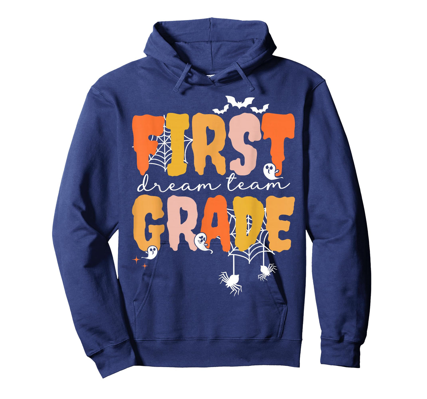 First Grade Dream Retro Team Fall Halloween Spooky Teachers T-Shirt