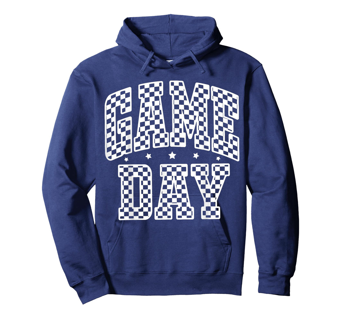 Game Day Checkered Touchdown American Football Thanksgiving T-Shirt