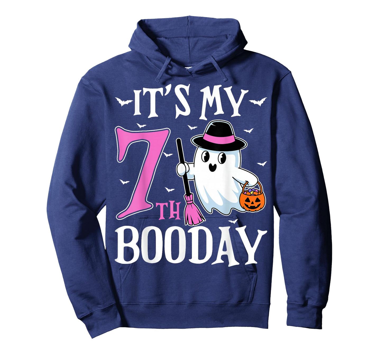 It's My 7th Boo Day Spooky Ghost 7th Birthday Halloween T-Shirt
