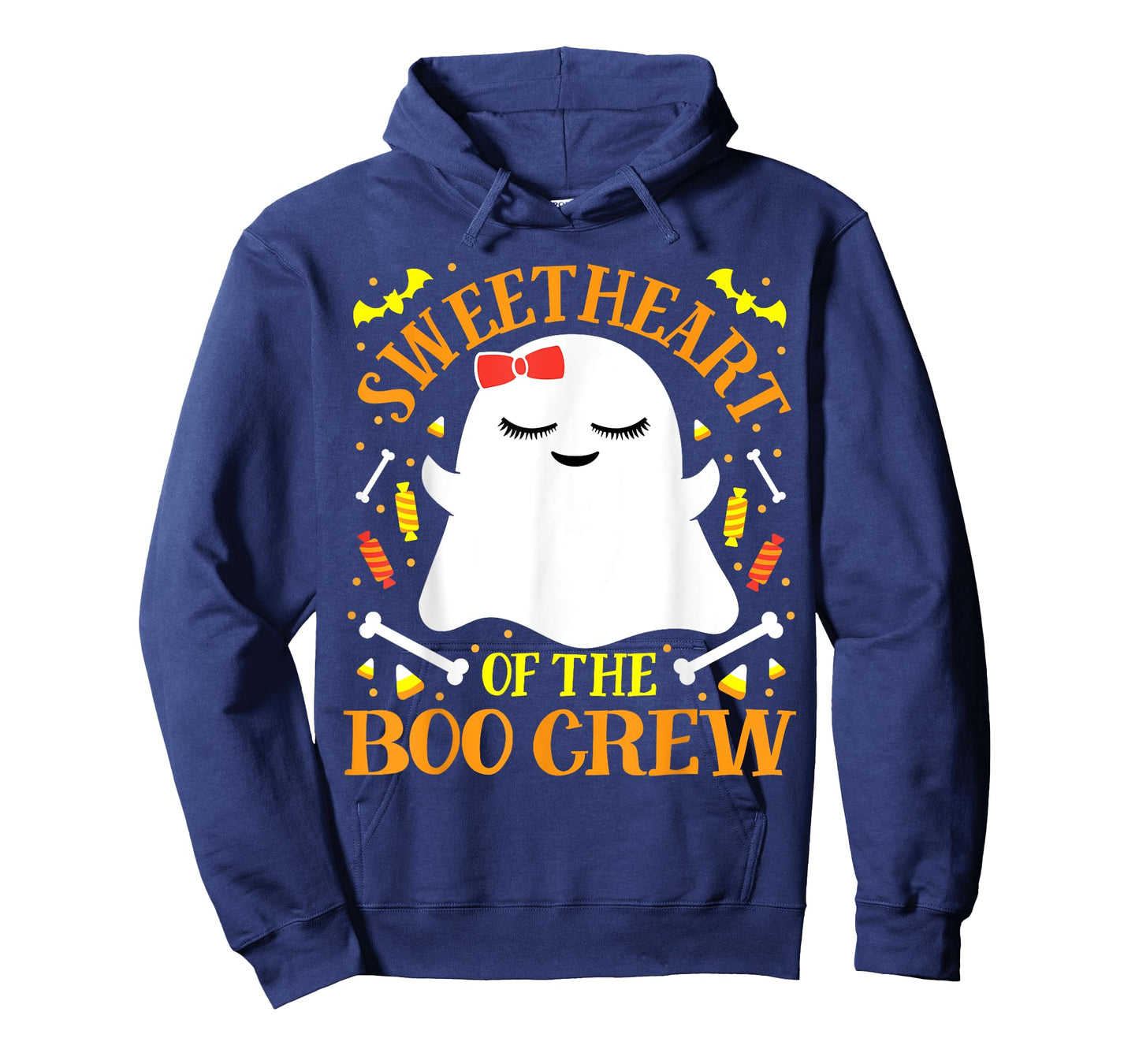 Sweetheart Boo Crew Ghost Matching Cute Girls Halloween T-Shirt