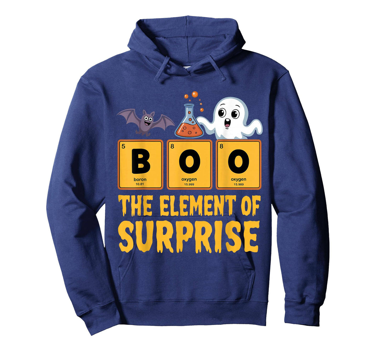 Chemistry Boo The Element of Surprise Funny Science Teacher T-Shirt