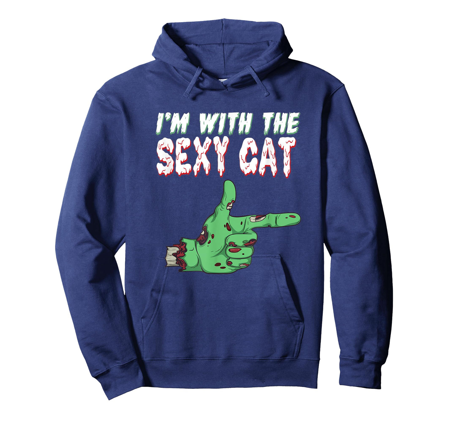 Halloween Zombie I'm With The Sexy Cat Men Women T-Shirt