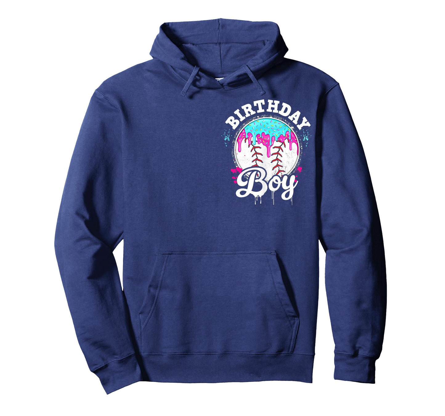Baseball 5 Year Old Ice Cream Drip 5th Birthday Boy Number 5 T-Shirt