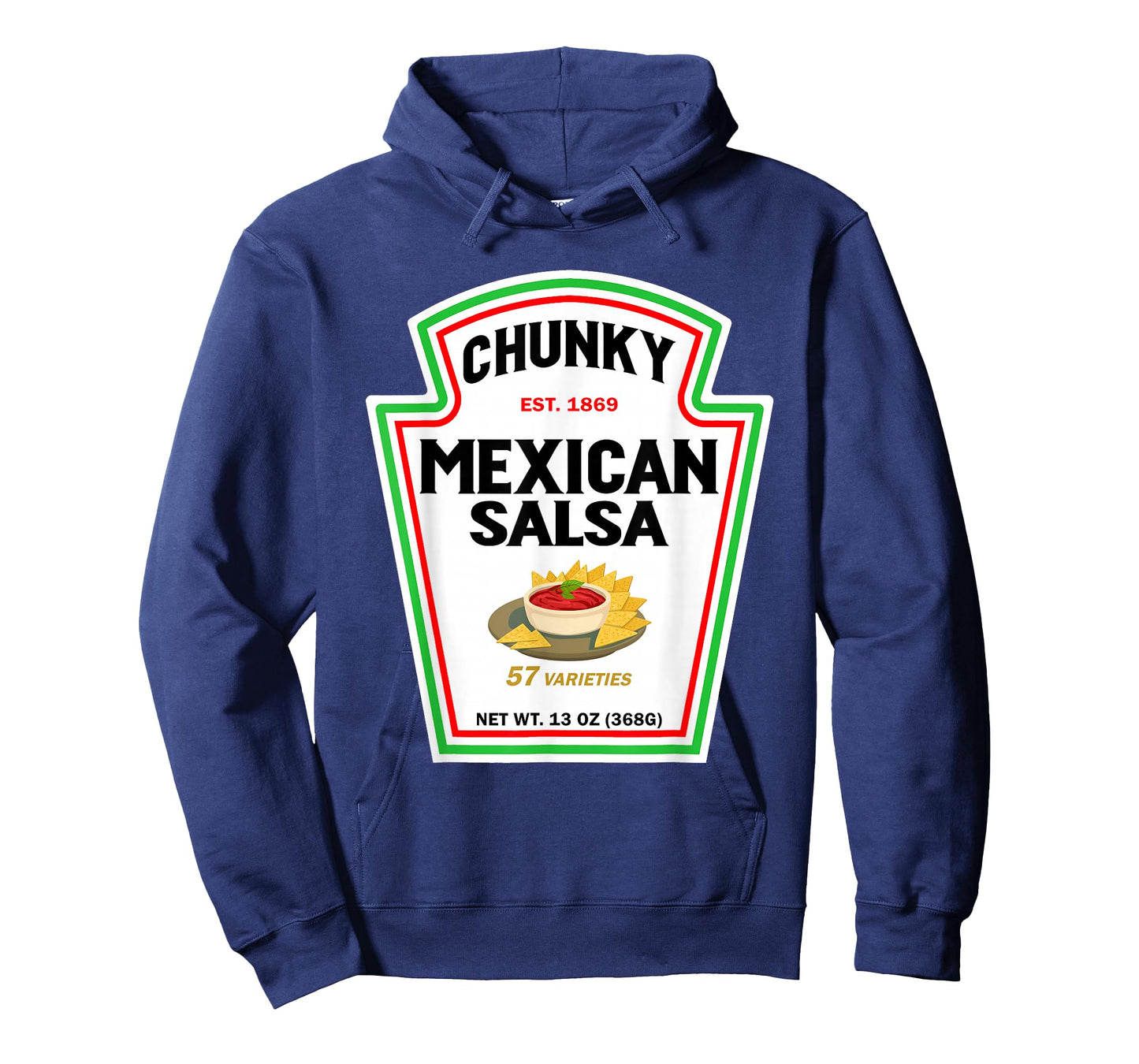 Halloween Matching Costume Chunky Mexican Salsa Bottle Label T-Shirt