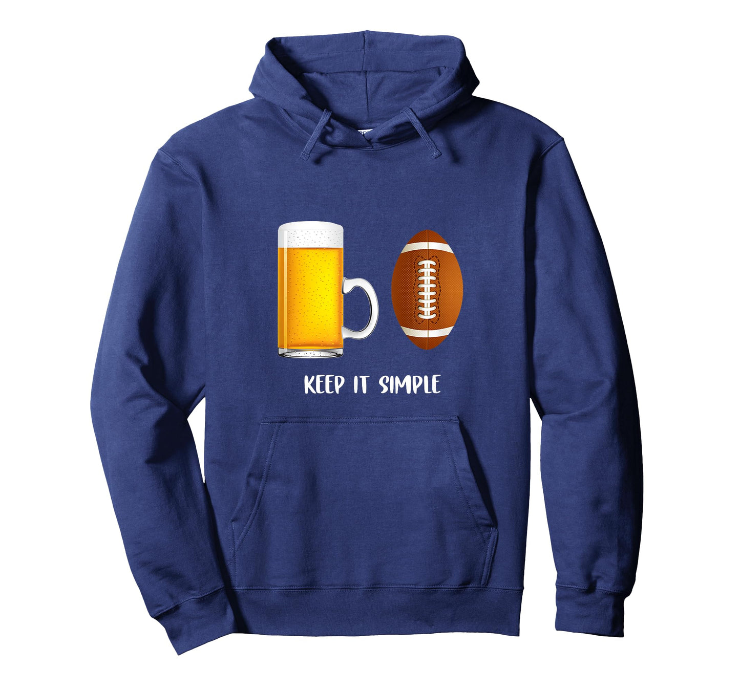 Keep It Simple Beer College Football Funny Common T-Shirt