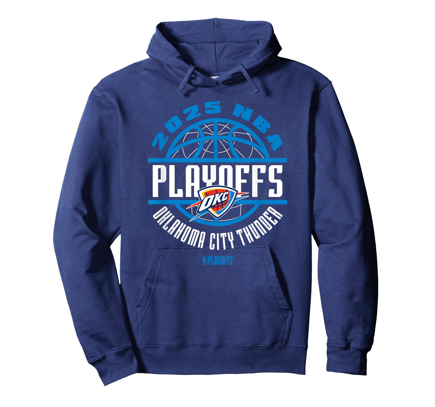 NBA Official Oklahoma City Thunder 2025 Playoffs Game Time T-Shirt