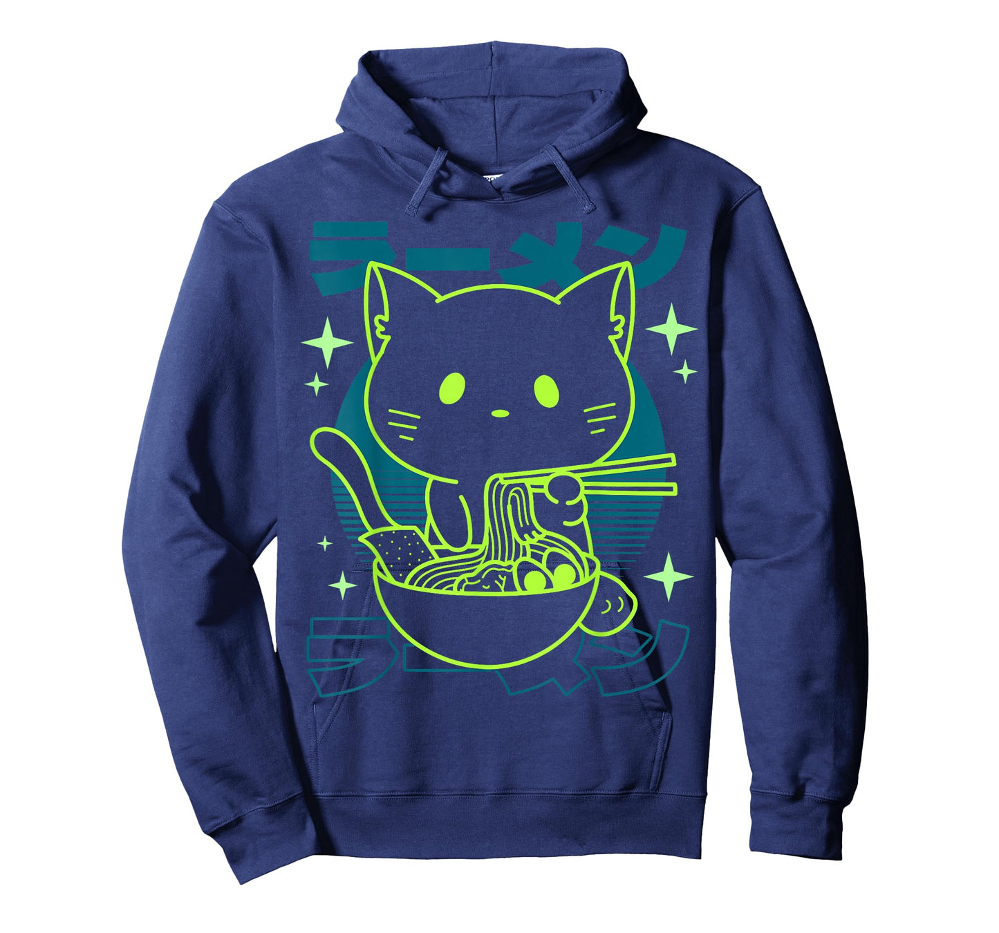 Anime Ramen Cat Japanese Retro Noodles Aesthetic Kawaii Cat T-Shirt