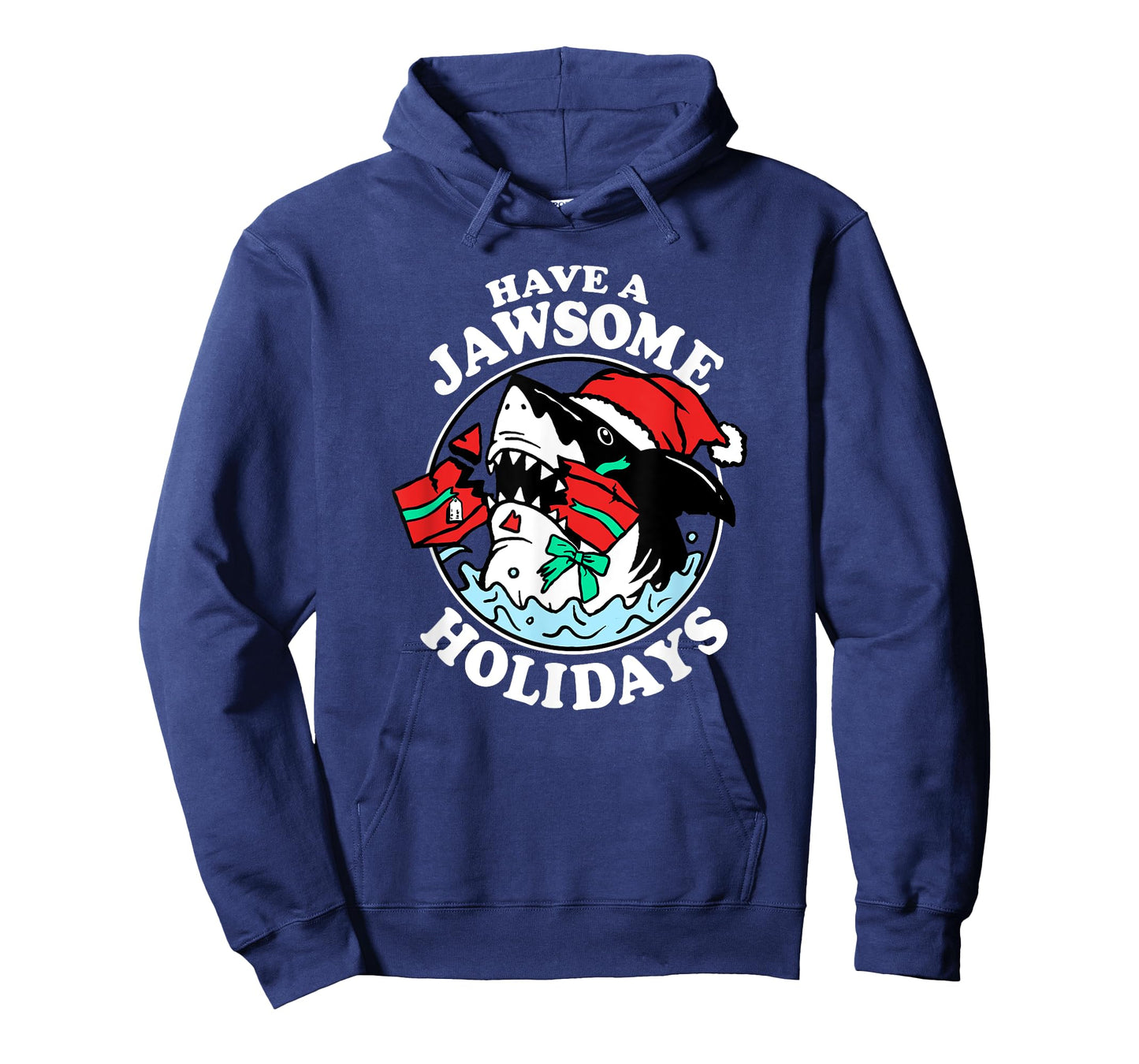 Trendy Christmas Have A Jawsome Holidays Christmas Shark T-Shirt
