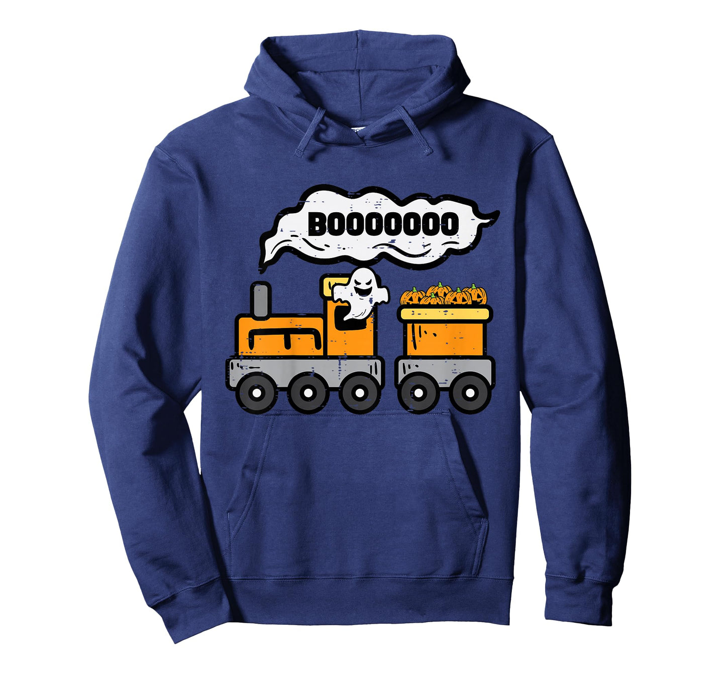 Kids Halloween Train Boo Ghost Costume Boys Kids Toddler Youth T-Shirt