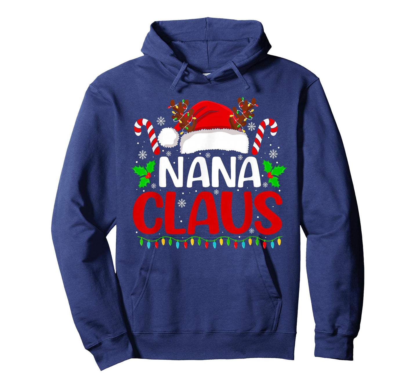 Nana Claus Xmas Santa Matching Family Christmas Pajamas T-Shirt