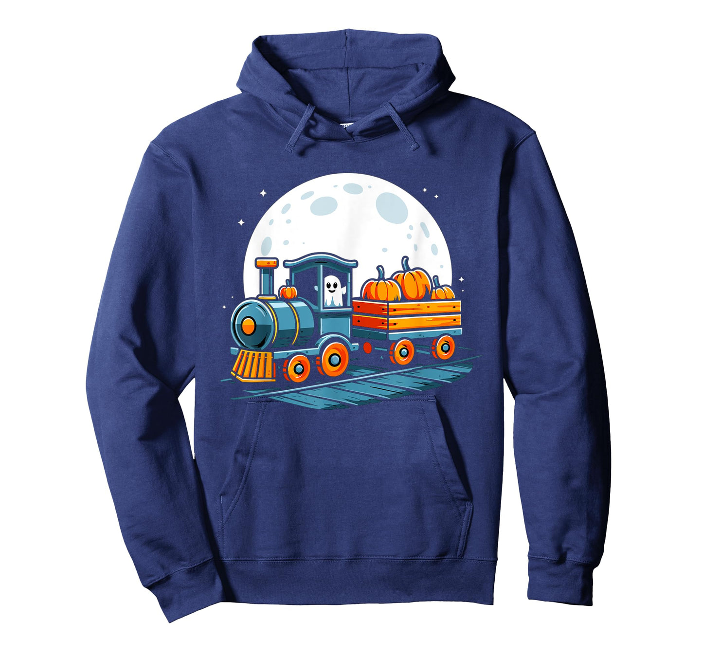 Halloween Train Funny Ghost Pumpkin For Kids T-Shirt