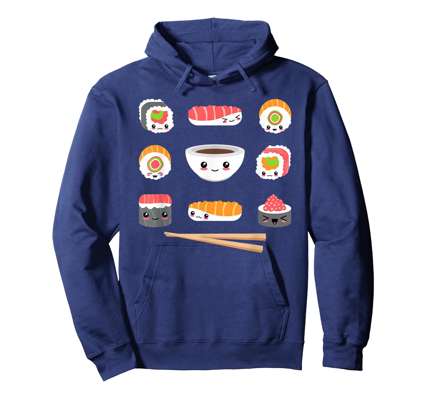 Funny Japanese Food Kawaii Sushi Lovers Anime Men Women Kids T-Shirt