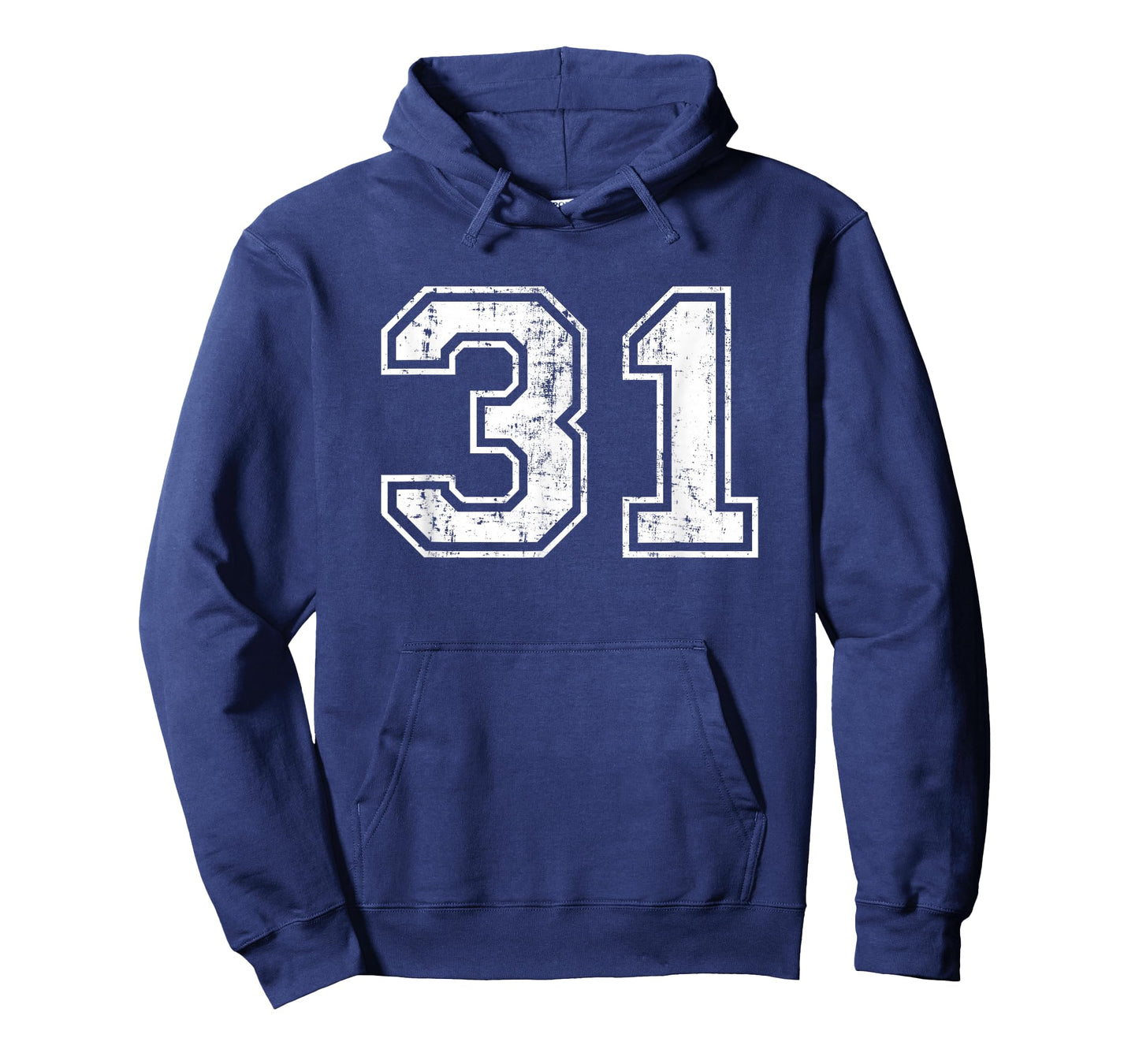 Number 31 Distressed Vintage Thirty One Sports Team Practice T-Shirt