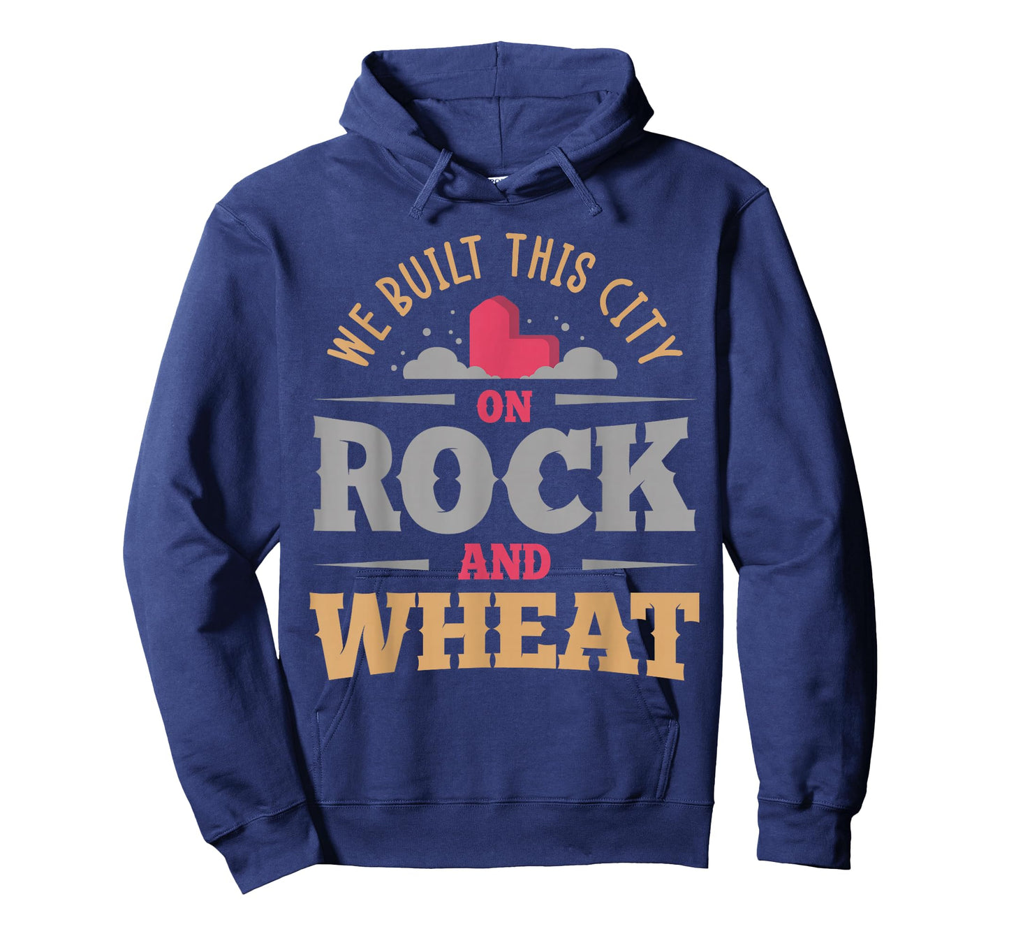 we built this city on rock and wheat or Board game T-Shirt