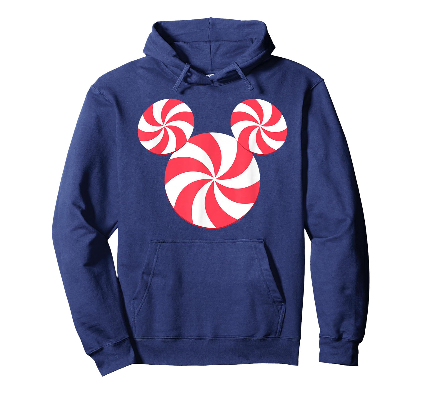 Disney Mickey Mouse Icon Christmas Peppermint Candy Holiday T-Shirt
