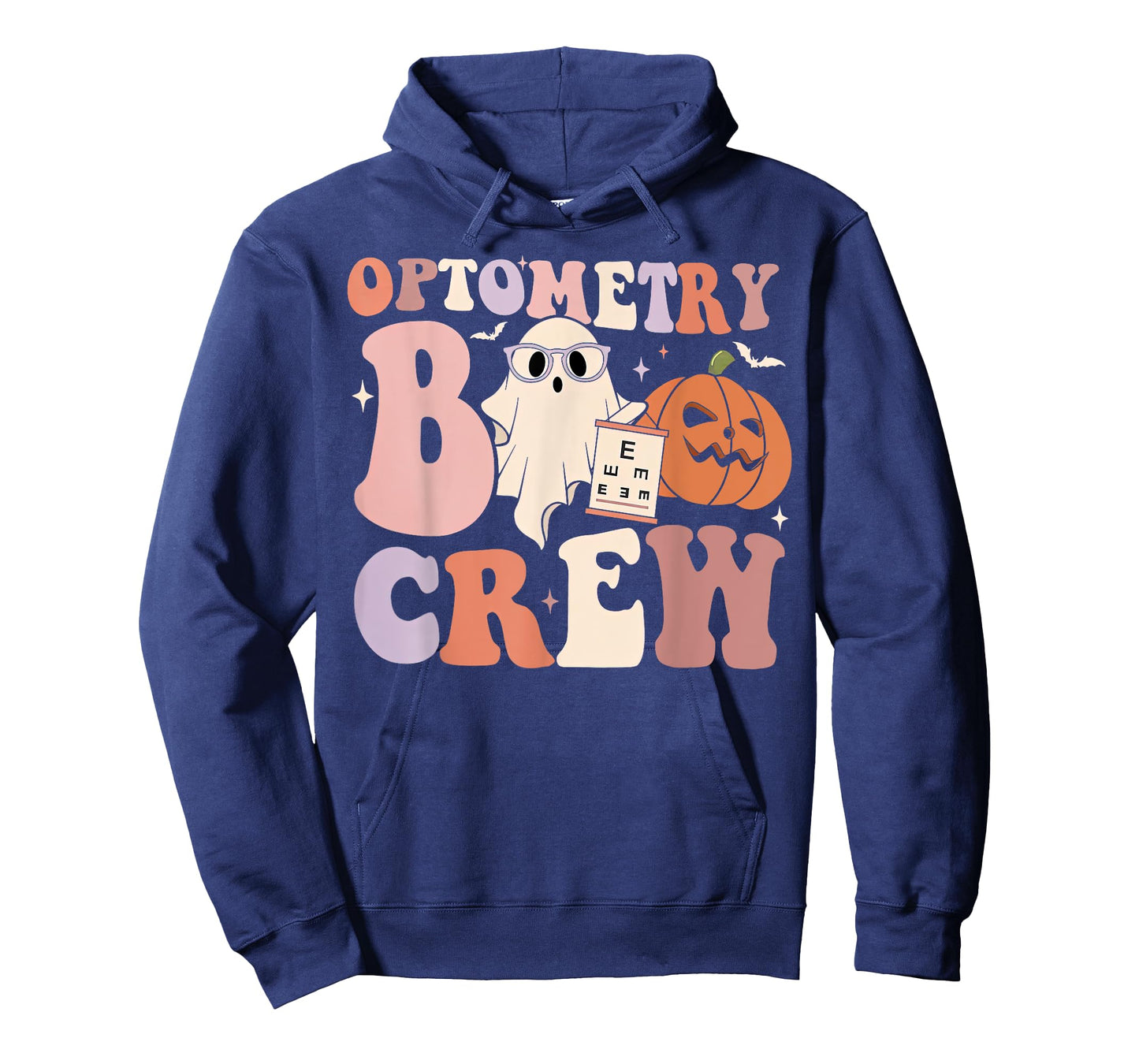 Retro Optometry Boo Crew Optometrist Ghost Pumpkin Halloween T-Shirt