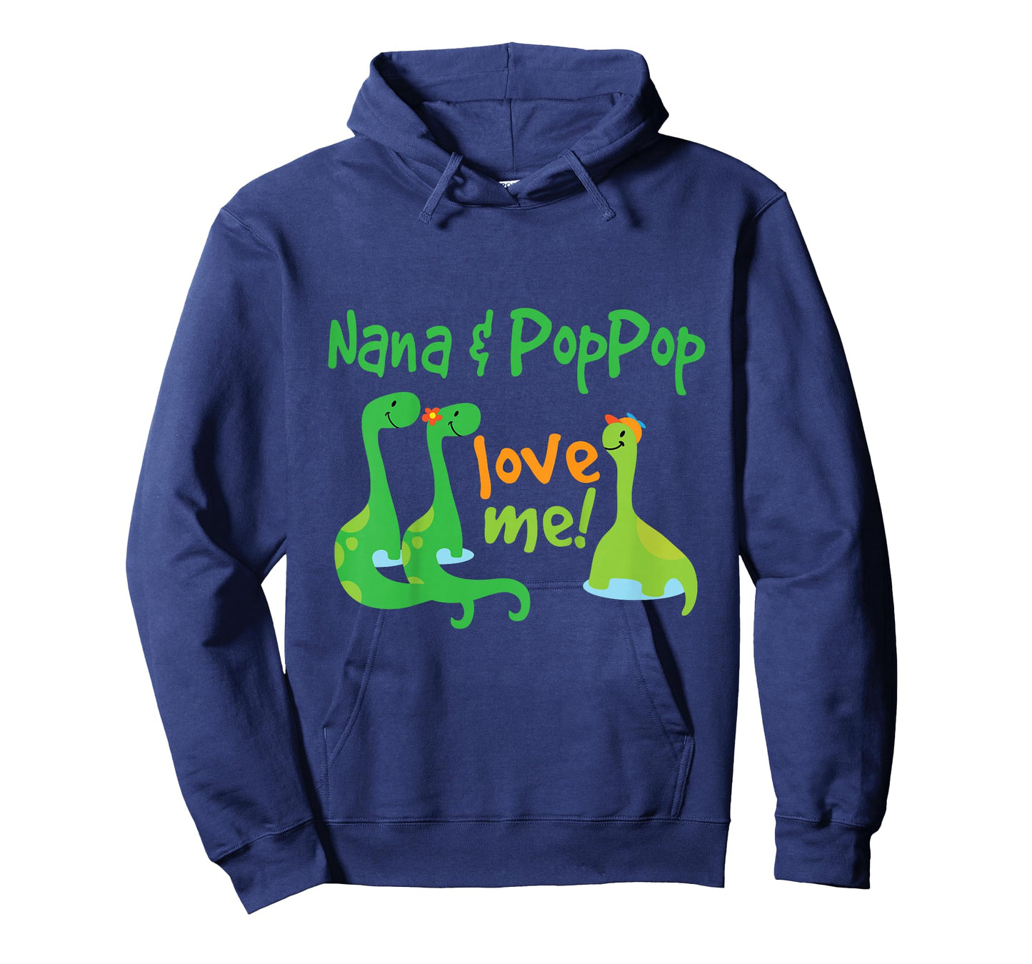 Kids Nana and PopPop Love Me Grandson Dinosaur T-Shirt
