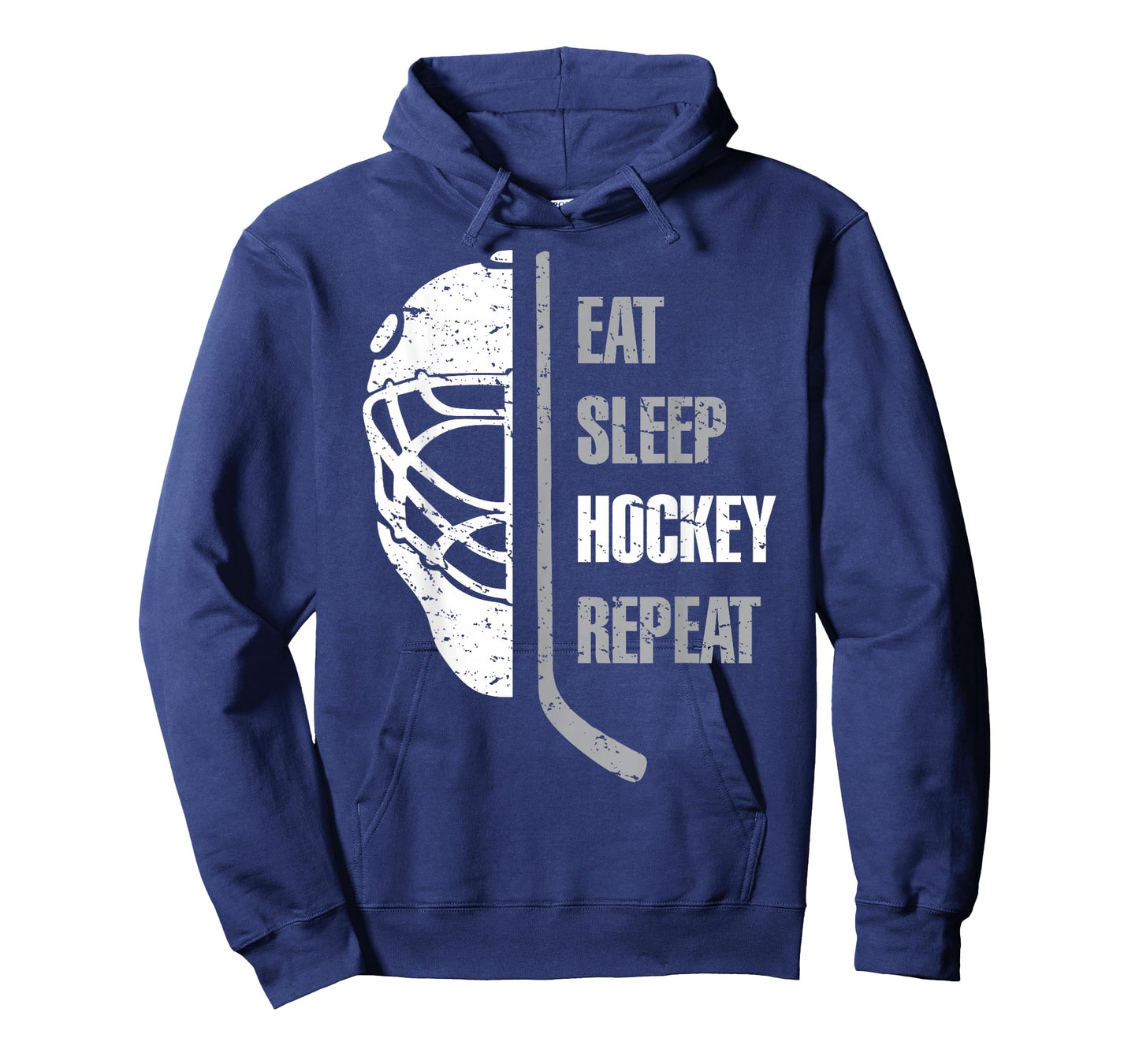 Eat Sleep Hockey Repeat Christmas For Teen Adult Hockey T-Shirt