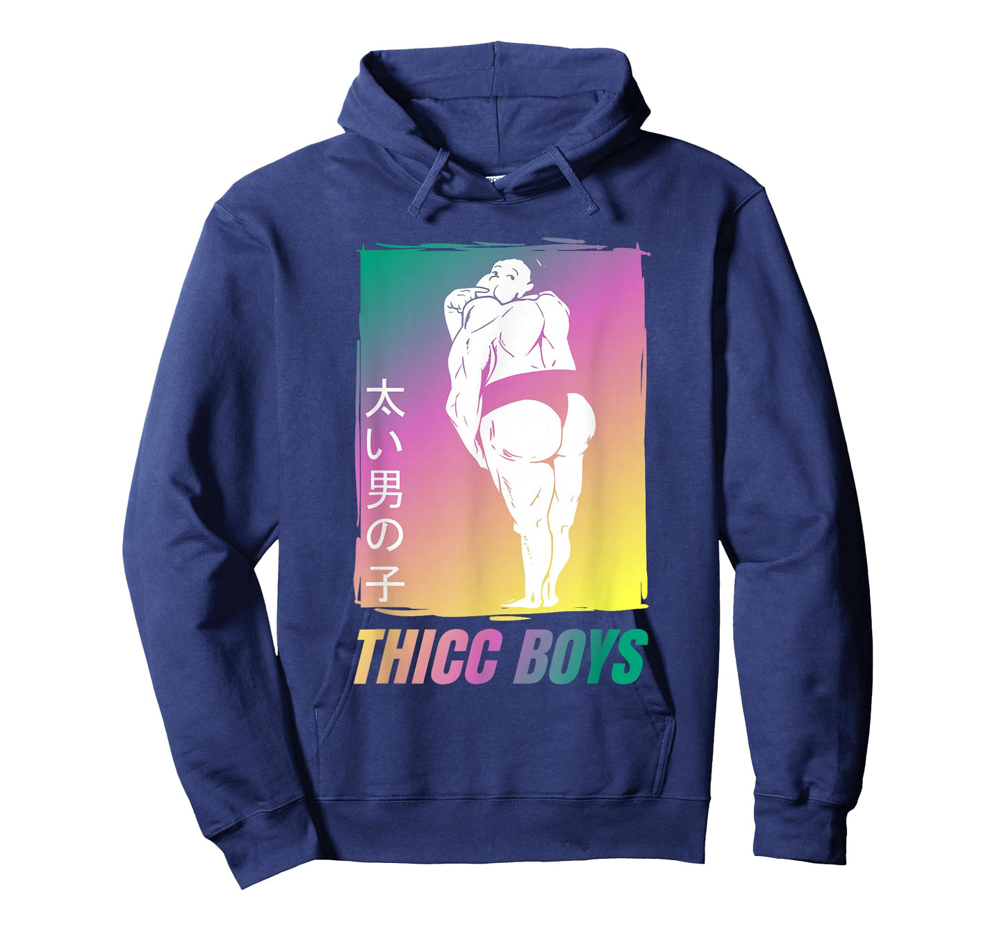 Funny Thicc Boys Squad Sumo T-Shirt for Anime Fans T-Shirt