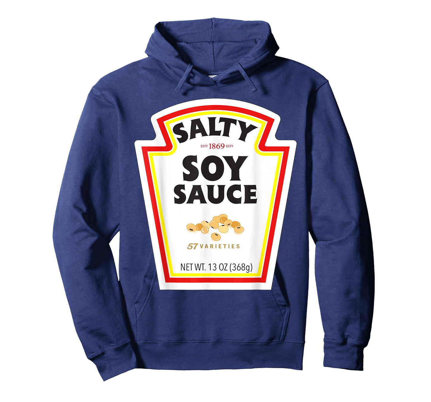 Halloween Matching Costume Salty Soy Sauce Bottle Label T-Shirt
