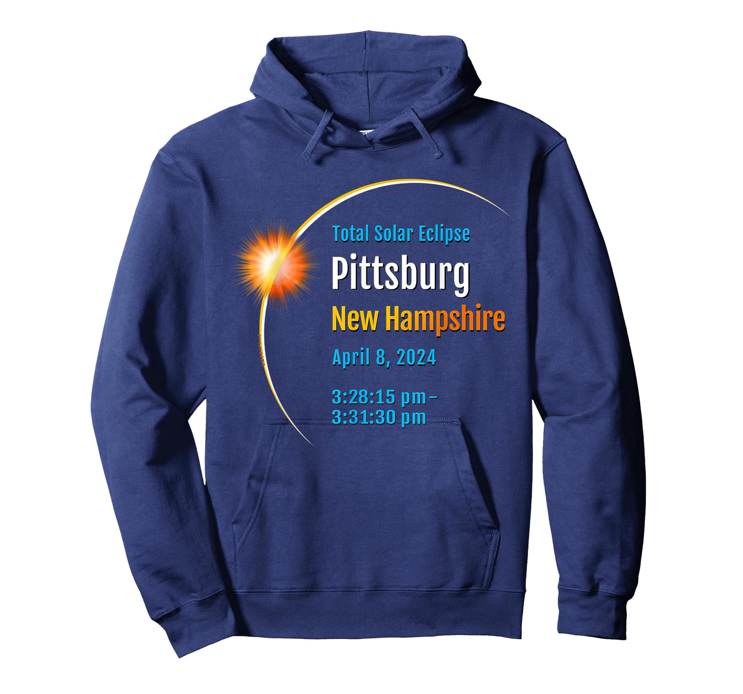 Pittsburg New Hampshire NH Total Solar Eclipse 2024 :: 1 :: T-Shirt