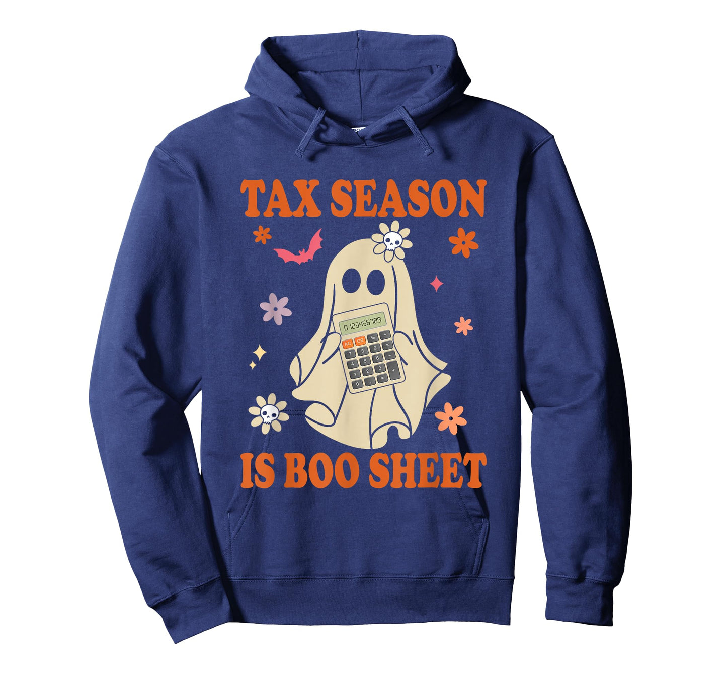 Funny Accountant Tax Season Is Boo Sheet CPA Halloween Ghost T-Shirt