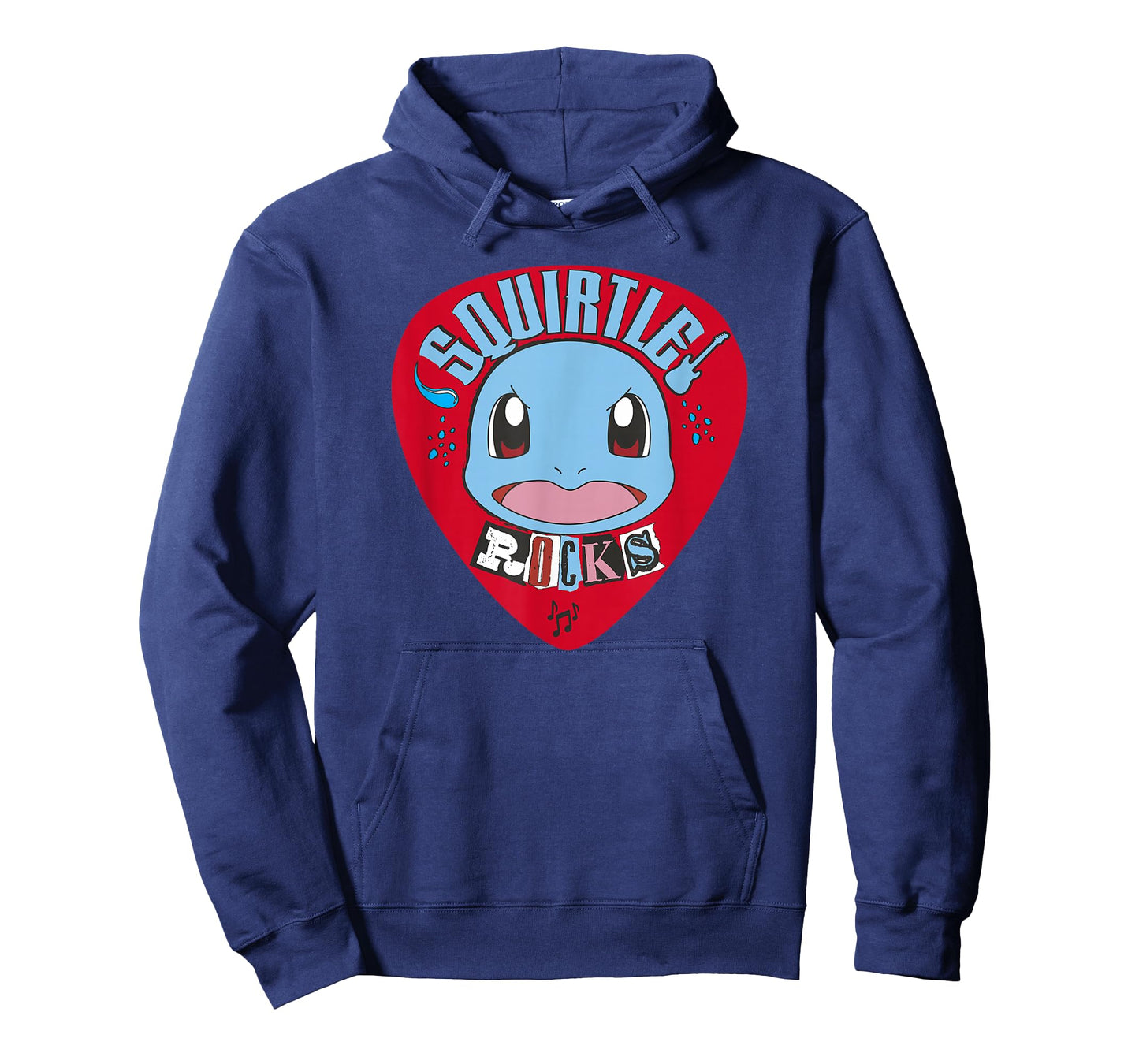 Pokémon Squirtle Rocks Retro Guitar Pick Portrait T-Shirt