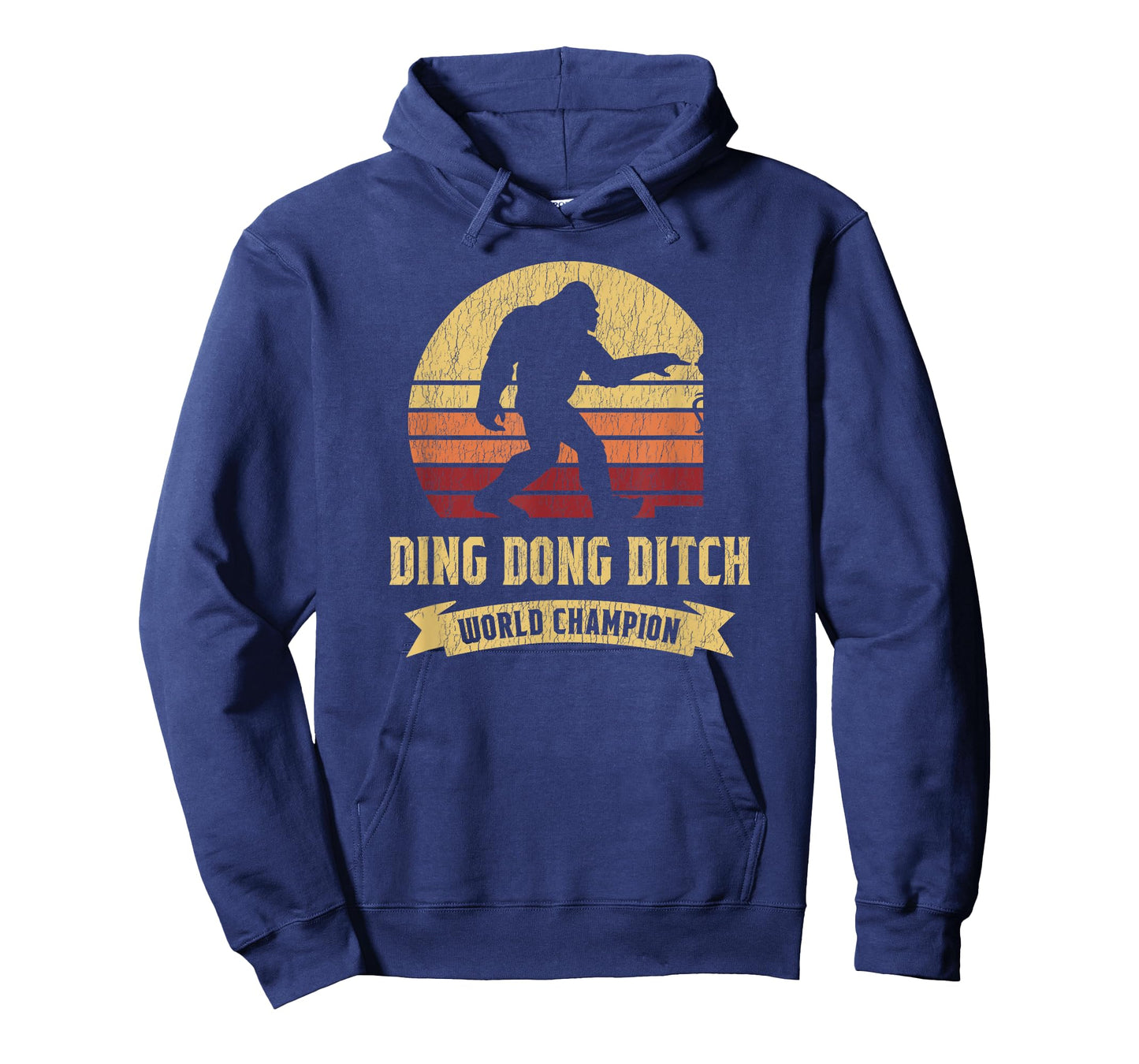 Funny Bigfoot Shirt Ding Dong Ditch World Champion T-Shirt